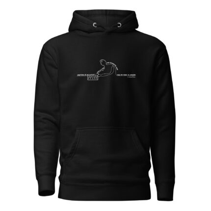 Writing Black Hoodie